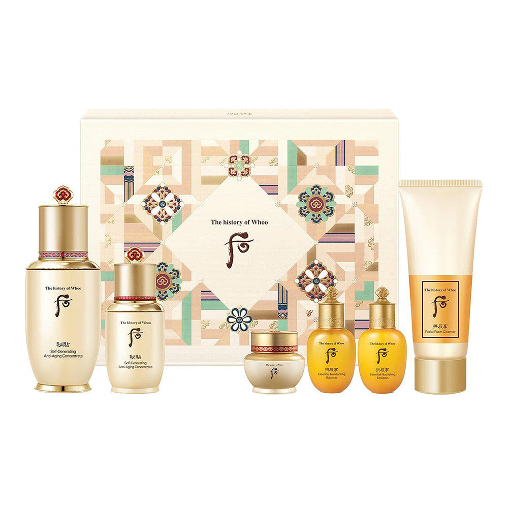 The History of Whoo Bichup Special Skin Care Set with Anti Aging MoisturizingAÿandAÿCreamAÿ1Ea